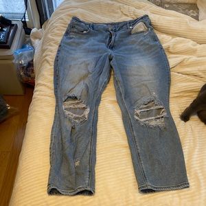 American Eagle curvy mom jean, size 18 short